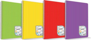 Çınar Defter Çınar Colormaxi A4 96 Yaprak Spiralli 4 Adet Kareli Defter - Image 1