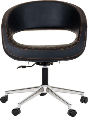 Markaelz Krom Metal Ayaklı ( Ayarlanilabilir ) Deri Kuaför Koltuğu - Image 1