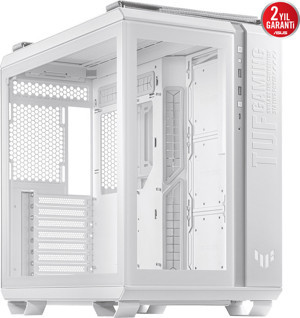 ASUS TUF GT502 PANAROMIK ATX White Tempered Glass USB-C