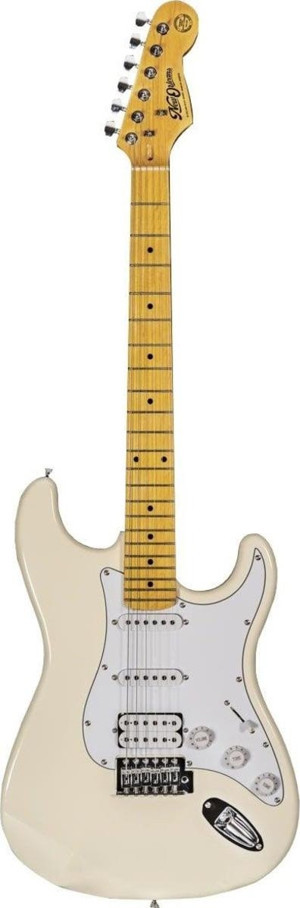 New Orleans NHS9720 Hss Vintage Beyaz Stratocaster Elektro Gitar - Image 1