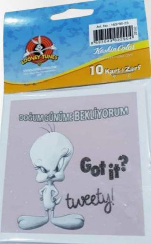 Keskin Color Loney Tunes Doğum Günü Kartı - Image 1