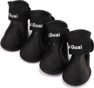 Wahw Pet Köpek Plastik Ayakkabısı Mix Color (Xl) 4lü - Taban 5cm - Image 1