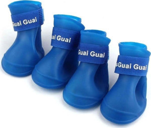 Wahw Pet Köpek Plastik Ayakkabısı Mix Color (Xl) 4lü - Taban 5cm - Image 1