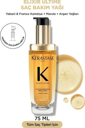 Kerastase Elixir Ultime L‘Huile Originale Refillable 75 ml Saç Bakım Yağı - Image 1
