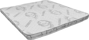 Bambu Konforlu 125x125 Cm Sünger Oyun Parkı Oyun Alanı Bebek Yatağı 6 Cm Beyaz - Image 1