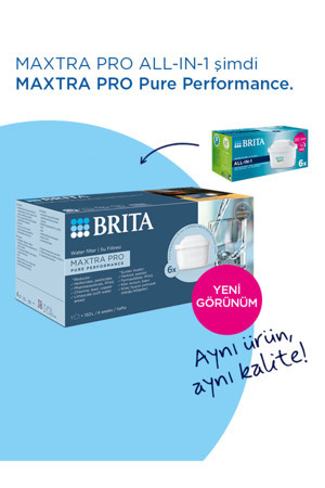 BRITA MAXTRA PRO Pure Performance Yedek Su Arıtma Filtresi 8'li - Image 1