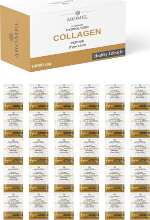Aromel Multi Gold Hidrolize Kolajen | 30 Şase 300 Gram | Type I,Iı,Iıı Multi , 21 In One Collagen - Image 1