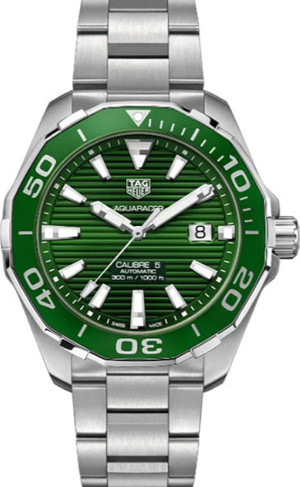 Tag Heuer Aquaracer Green Dial WAY201S.BA0927 Erkek Kol Saati - Image 1