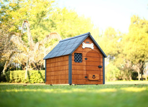 Mandu Isı yalıtımlı ahşap köpek kulübesi Large - Image 1