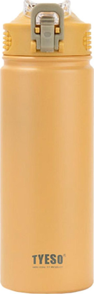 Tyeso Active Color Vakumlu Termos Paslanmaz Çelik Gizli Pipetli 600ML - Image 1