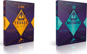 Paraf Yayınları 8.sınıf Mor Matematik & Türkçe Soru Bankaları - Paraf Yayınları - Image 1