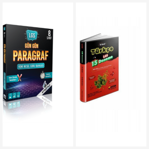Strateji Yayınları Lgs 8.sınıf Gün Gün Parağraf Soru Bankası & Aydın 15 Deneme Türkçe - Strateji Yayınları - Image 1