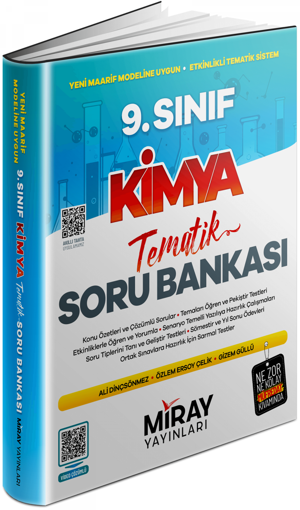 Miray Yayınları 9. Sınıf Kimya Tematik Konu Özetli Soru Bankası - Miray Yayınları - Image 1