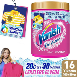 Vanish Kosla Multipower Renkliler Için Toz Leke Çıkarıcı, Deterjan Güçlendirici 480 G - Image 1