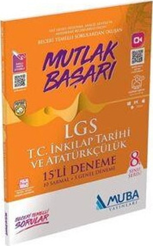 2022 Muba Mutlak Başarı Lgs Tc İnkılap Tarihi Ve Atatürkçülük 15 Li Deneme - Muba Yayınları - Image 1