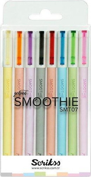 Scrikss Smoothie Jel Kalem 8 Li Blister - Image 1