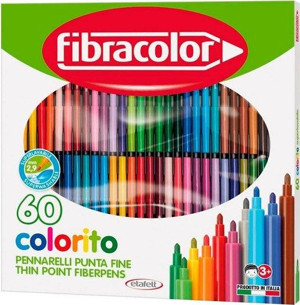 Fibracolor Colorito 60 Renk Keçeli Kalem - Image 1