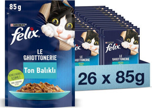 Felix Ton Balıklı Yaş Kedi Maması 85 gr X 26 Adet - Image 1