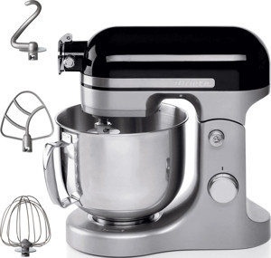 Ariete Moderna 1600W 5,5L Döküm Mutfak Şefi Siyah Stand Mikser - Image 1