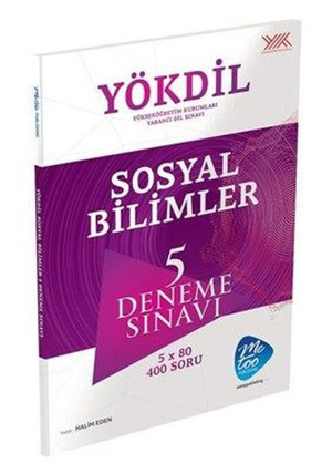 YÖKDİL Sosyal Bilimleri 5 Deneme Sınavı - Ankara Murat Yayıncılık - Image 1