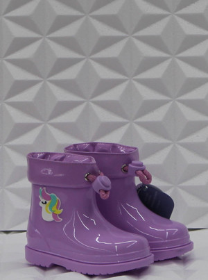 Igor W10253 018 Bimbi Unıcornıo Lila Çocuk Yağmur Çizmesi - Image 1