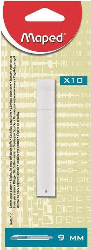 Maped Yedek Bıçak 9Mm 10'lu Blister - Image 1