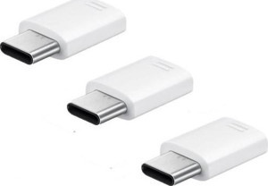 Micro USB to USB Type C Adaptörü 3-Pack EE-GN930KWEGWW - Image 1