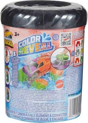 Hot Wheels Monster Trucks Color Reveal Sürpriz Renk Değiştiren Araçlar HJF39 - Image 1