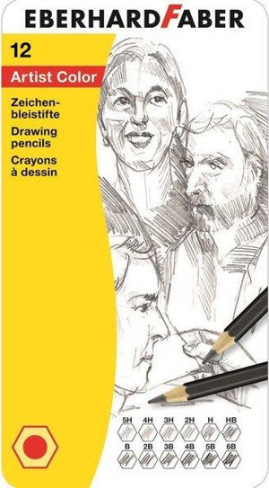 Eberhardfaber Çizim Kalemi Artist Color 12li Metal Kutu - Image 1