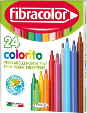 Fibracolor Colorito 24 Renk Keçeli Kalem - Image 1