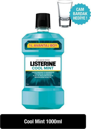 Listerine Coolmint Ağız Bakım Suyu 1000 ml - Image 1