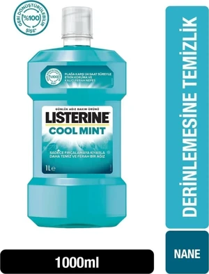 Listerine Coolmint Ağız Bakım Suyu 1000 ml - Image 1