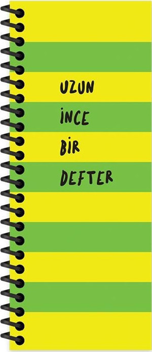 Keskin Color 8x21 Düz Uzun İnce Bir Defter - Yeşil - Image 1