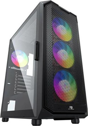PowerBoost PB-P521B FAN ATX RGB Black Mesh Front 750W PSU 80+ Bronze