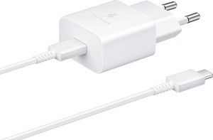 Samsung 3A 15W Type-C Çıkışlı 1M Kablolu Şarj Aleti Set Beyaz ( Türkiye Garantili) - Image 1