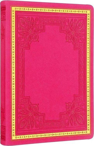 Victorias Journals Vintage Old Book Defter 14x20 cm 80 gr 160 Yaprak Çizgili Fuşya - Image 1