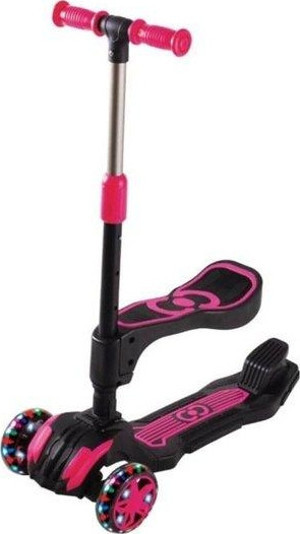 Cool Wheels Combo Oturaklı Scooter Pembe - Image 1