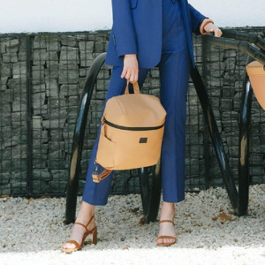 Anex e/type Deri Sırt Çantası - Karamel - Image 1