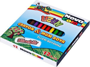 Nova Color MUM BOYA 12'Lİ UZUN NC-2112 - Image 1