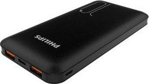 Philips Dlp6812Cb 10.000Mah Power Bank Pd+2 Qc 3.0 Type-C Ve 2X Usb-A Bağlantı Siyah - Image 1