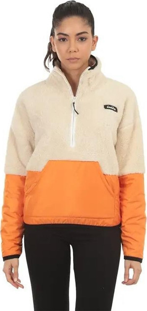 Diadora D202018-580 Colorblock W 1/2 Zip Sherpa Kadın Sweatshirt - Image 1
