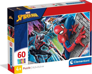 Clementoni - 26048 - Supercolor Puzzle - Marvel Spiderman - 60 parça - Image 1