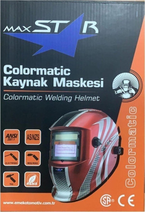 Maxstar Max Star Colormatic Kaynak Maskesi - Image 1