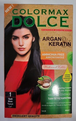 Colormax Amonyaksız Set Saç Boyası 1-siyah - Image 1