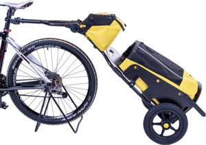 Mamut Trailers Shopper Bisiklet Römorku Bisiklete Takılabilen Pazar Ve Market Arabası Katlanabilir Şişme Lastikli - Image 1