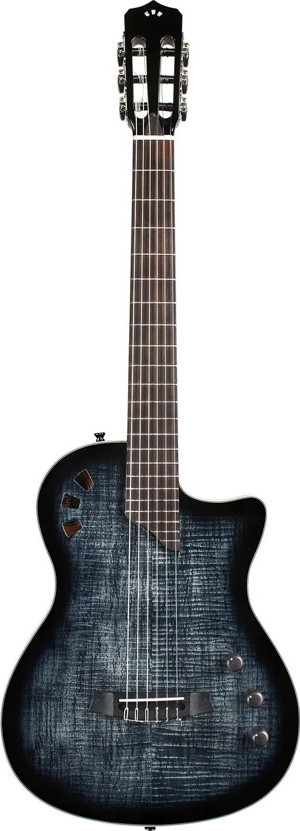 Cordoba Stage Thinbody Elektro Klasik Gitar (Black Burst) - Image 1
