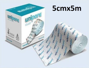 Octacare Unipore Marka Fix Flaster 5 M*5 Cm ( Yapışkanlı Yara Bandı ) - Image 1