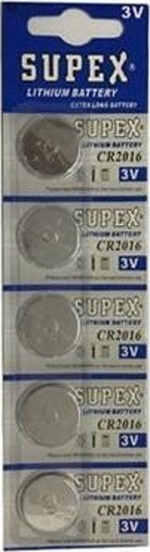 Supex Cr2016 3V Lityum 5Li Blister Pil - Image 1