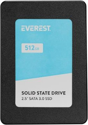 Everest Es5126a 2.5" 512GB SATA III 2.5" Okuma 550 MB/s Yazma 460 MB/s