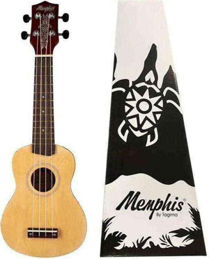 Memphis Tagima MHS-20NT Soprano Ukulele- Natural - Image 1